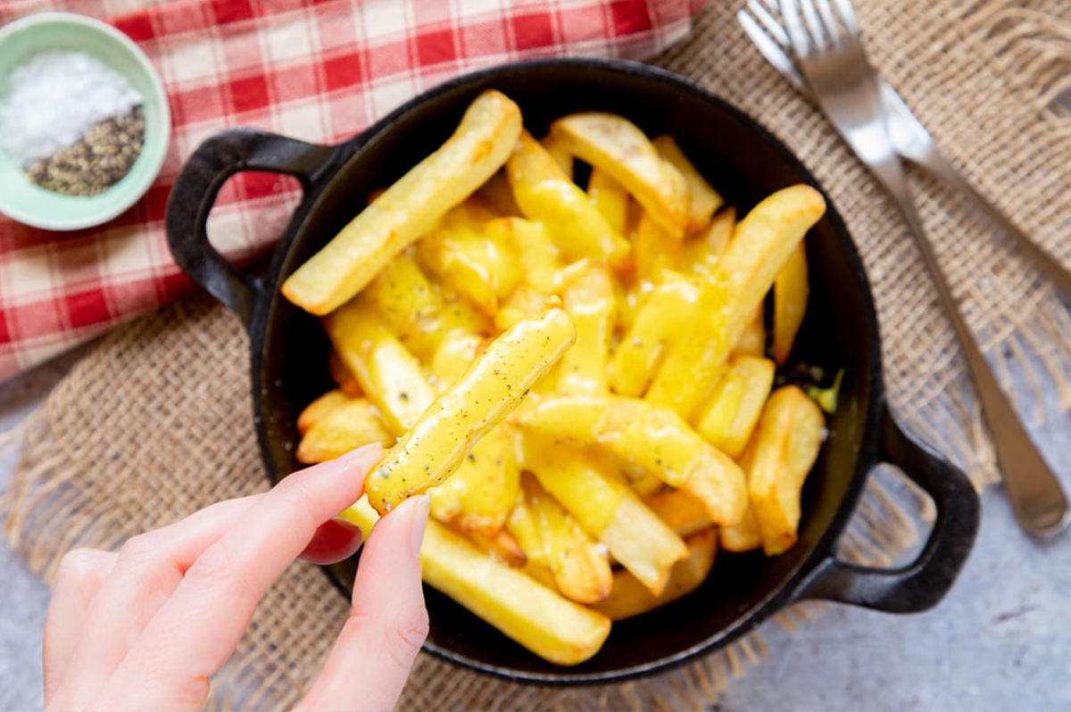 Cheesy chips Vegetarian 1