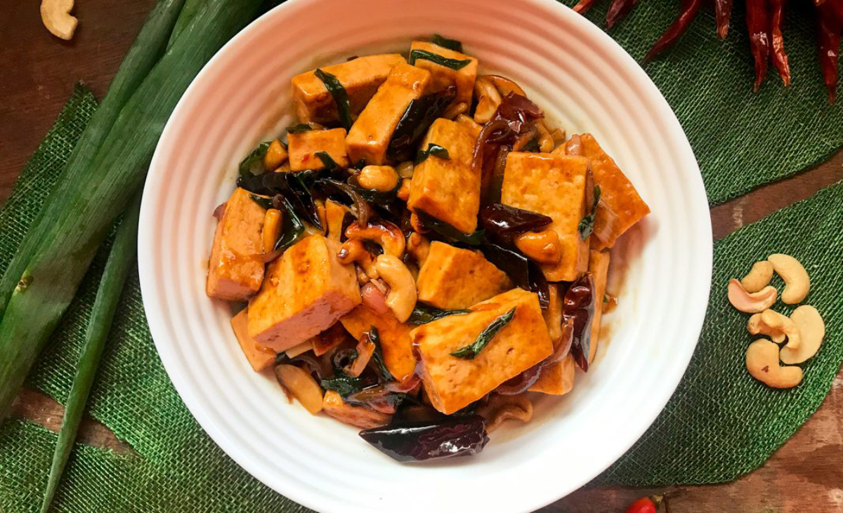 Tofu cashew nuts Tofu Pad Med Mamung Himmaphan