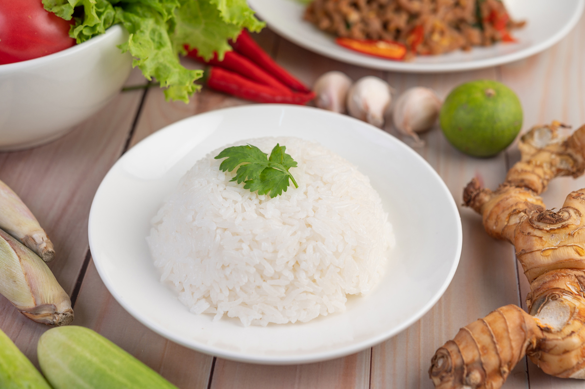 Steam Jasmine Rice Khao Hom Mali V