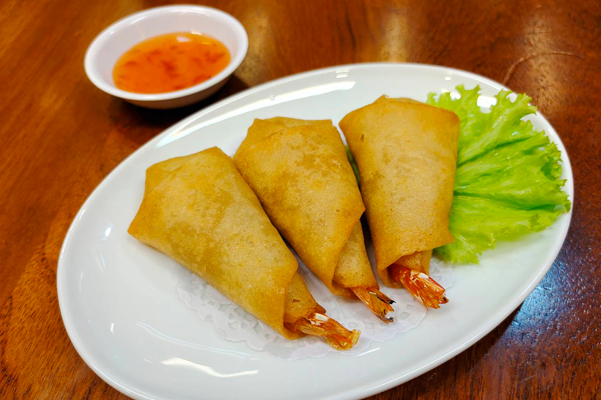 Spring roll prawn Poh pia Goong 2