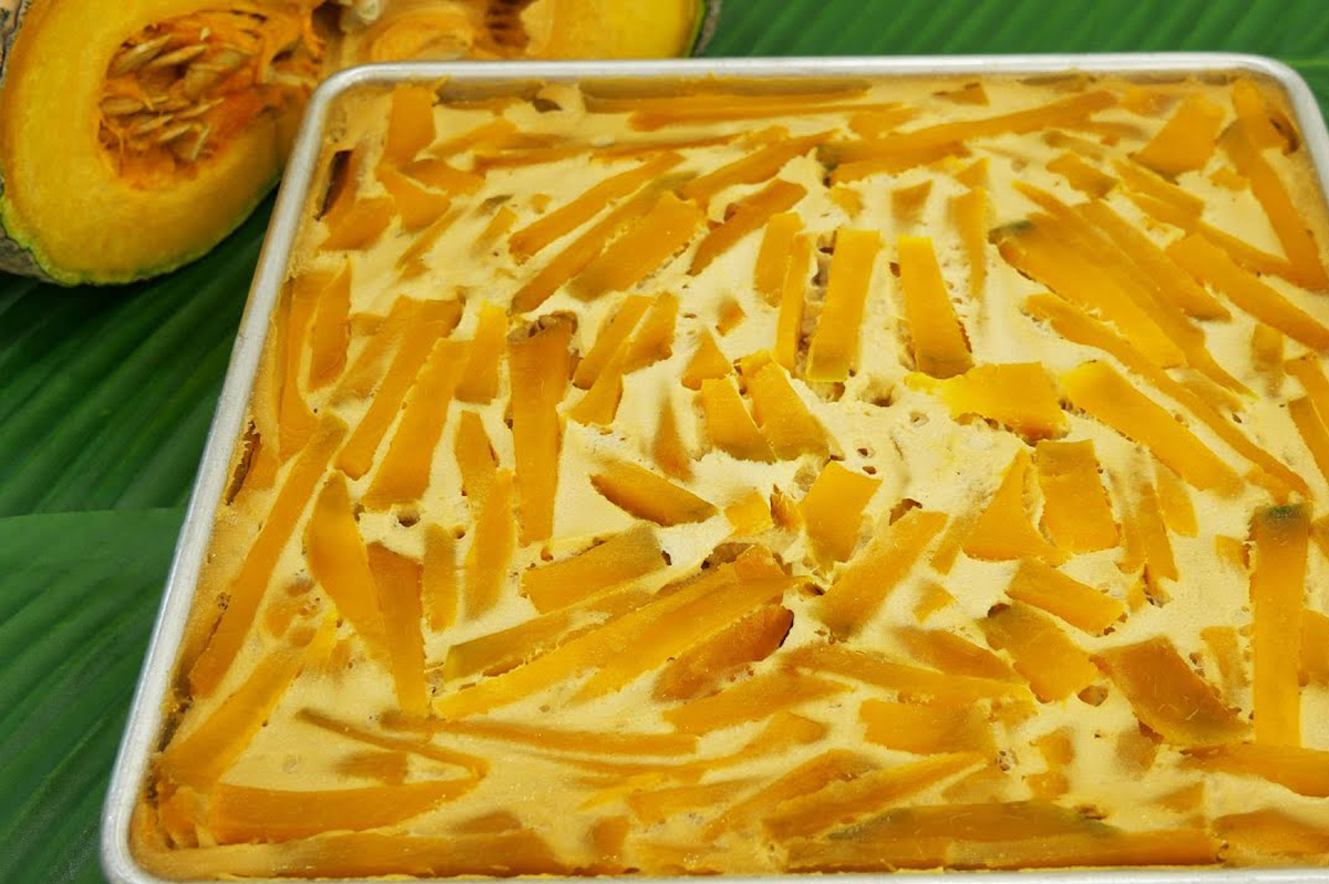 Pumpkin Custard Tray